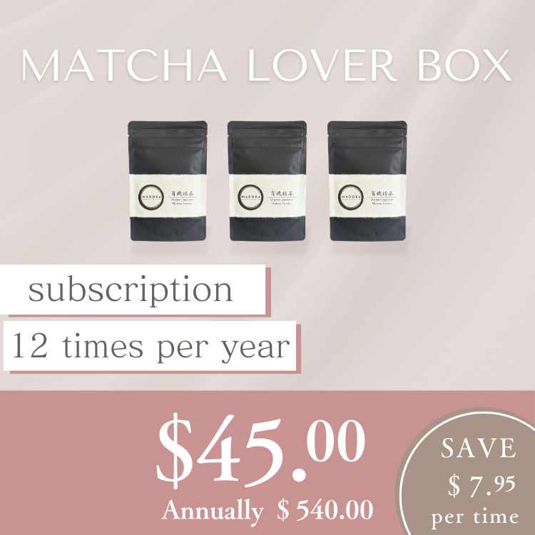 MATCHA LOVER BOX Subscription – 12 times per year