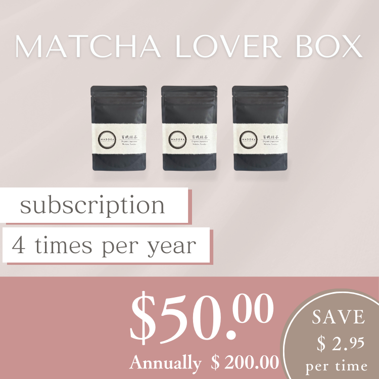 MATCHA LOVER BOX Subscription – 4 times per year