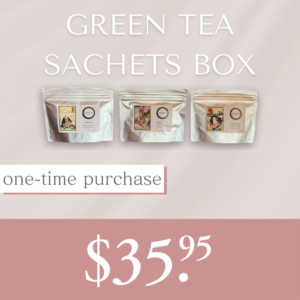GREEN TEA SACHETS BOX one-time purchase
